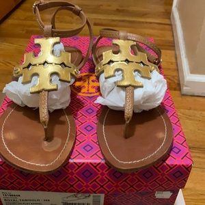 Royal gold strap sandals